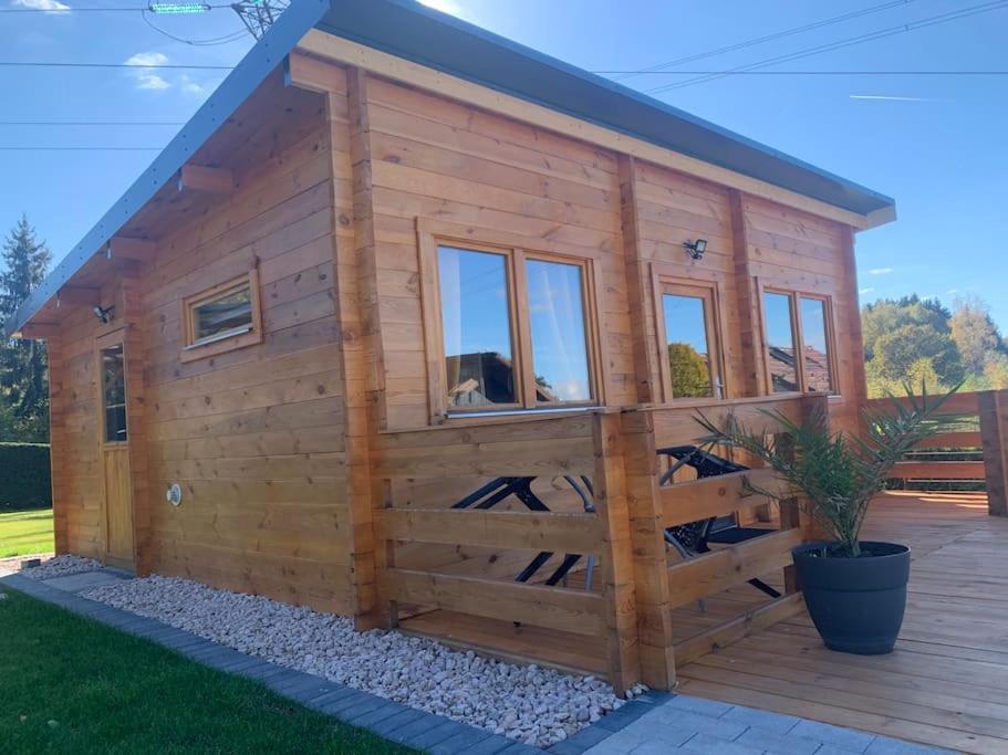 Chalet 2 Personnes Avec Jacuzzi Et Piscine Saisonniere Partagee Corcieux Εξωτερικό φωτογραφία